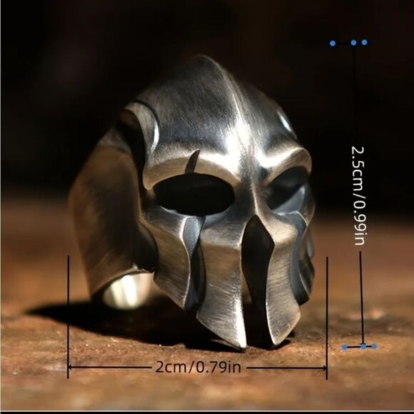 Spartan Helmet Ring - Picture 3 of 3